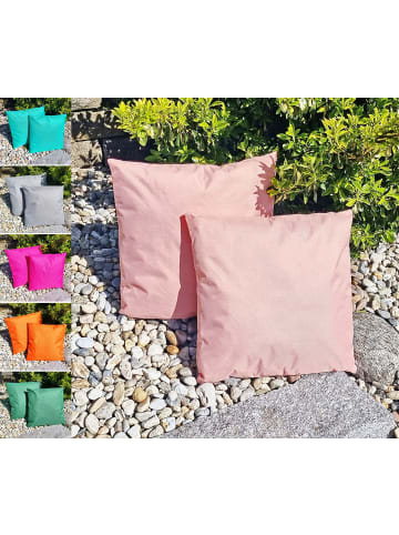 JACK Outdoor Dekokissen 45x45cm inkl. Füllung in Altrosa