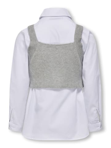 KIDS ONLY Gestricktes Oberteil in Cloud Dancer