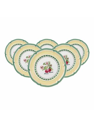 Villeroy & Boch 6er Set Brotteller French Garden Valence ø 17,4 cm bunt in bunt