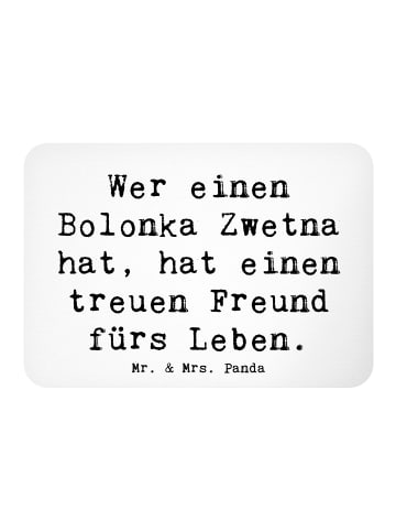 Mr. & Mrs. Panda Magnet Spruch Bolonka Zwetna mit Spruch in Weiß