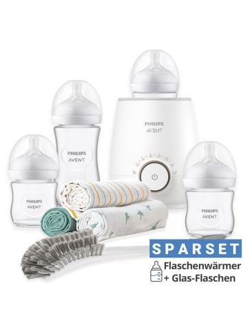 Philips Avent Premium Starter-Set Glas Natural 9-tlg. - in weiss