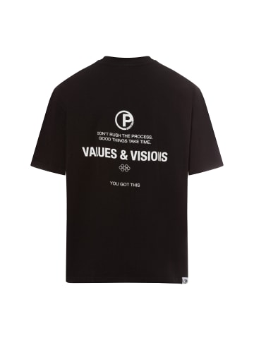 PEGADOR T-Shirt Clinton in schwarz