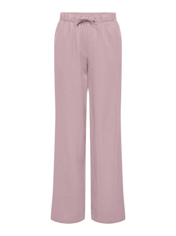 ONLY Leinenhose 'CARO' Rosa