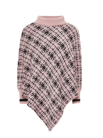 ALARY Poncho in Rosa