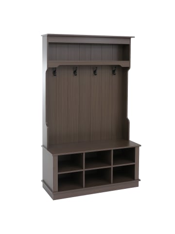 MCW Garderobe P26, Walnuss-Optik