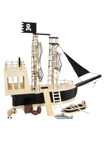 small foot Piratenschiff für Biegepuppen in brown