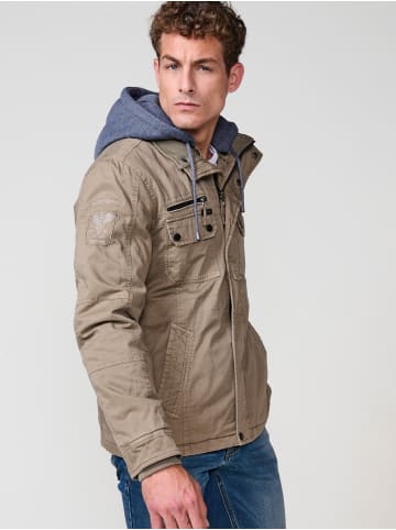 KOROSHI Baumwolljacke in braun