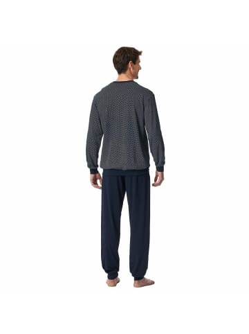 Schiesser Pyjama in Dunkelblau