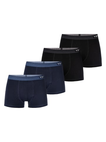 VIP Retro Boxer Premium Jersey Stretch in navy,black