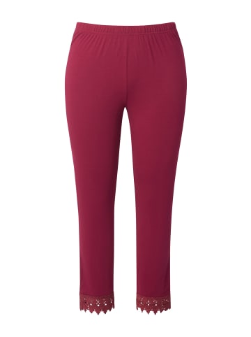 Ulla Popken Hosen in dunkel kirschrot