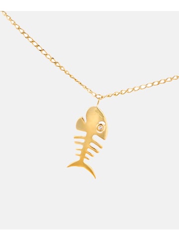 Diamant L'éternel Halskette aus 375 Gelbgold mit Diamant