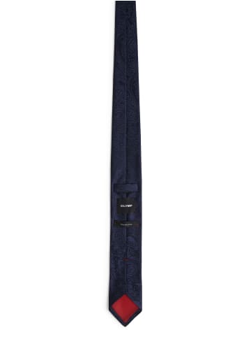 OLYMP LEVEL 5 Seidenkrawatte in marine - 0003