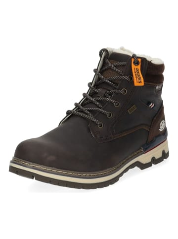 DOCKERS Stiefelette in Schoko