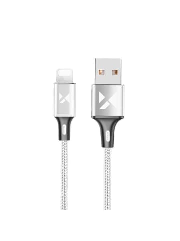 Wozinsky Ladekabel USB Kabel - iPhone Anschluss 2.4A 1m Weiß in Weiß