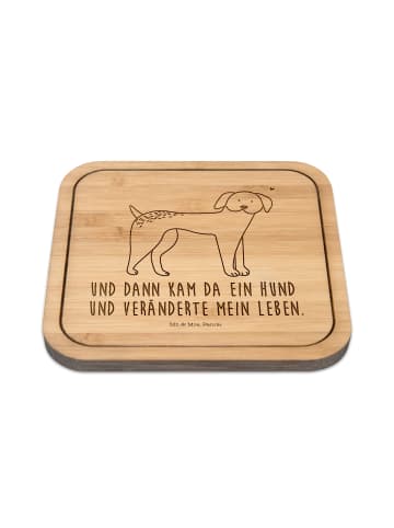 Mr. & Mrs. Panda Bierdeckel Hund Dogge mit Spruch in Transparent