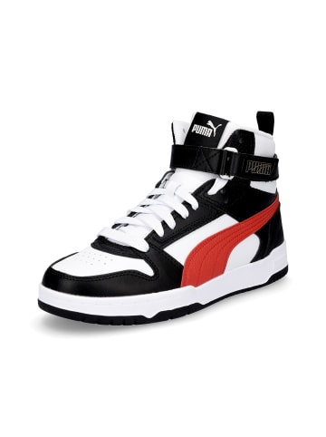 Puma High-Top-Sneaker in weiß schwarz rot