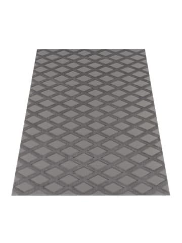 KADIMA DESIGN Waschbarer Teppich waschmaschinenwaschbar Rauten Küche, Flur in Anthrazit