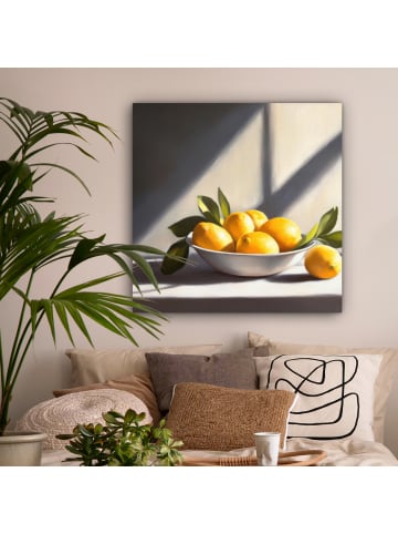 MuchoWow Leinwand Bilder Gelb