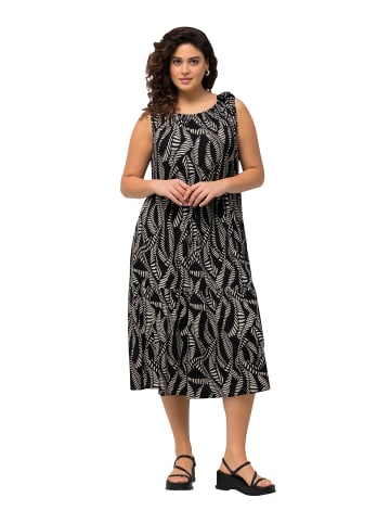 Ulla Popken Midikleid in schwarz