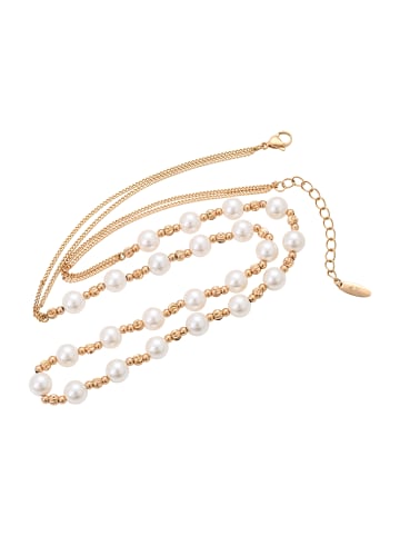 gaya Women Necklace in Gold White