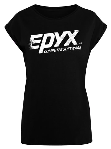 F4NT4STIC T-Shirt Retro Gaming EPYX Logo in schwarz