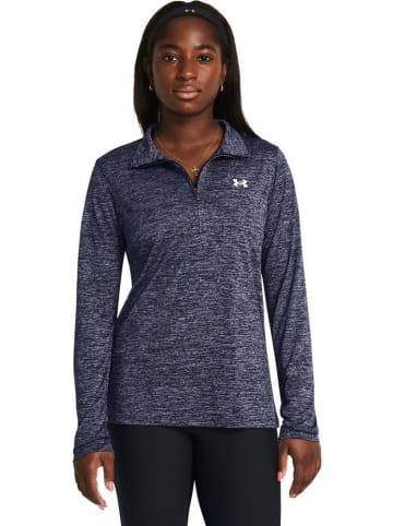 Under Armour Pullover "Tech 1/2 Zip- Twist" in Blau