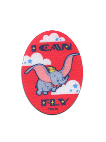 Disney Dumbo I Can Fly Elefant TierApplikation Bügelbild inRot
