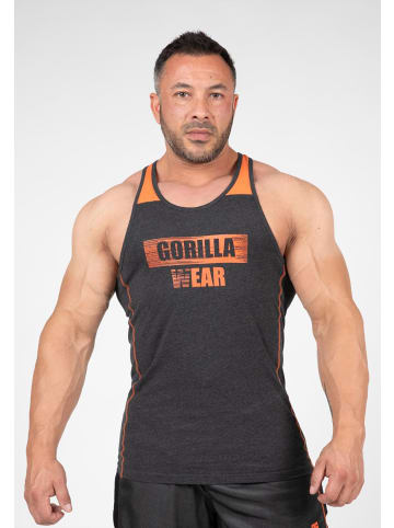 Gorilla Wear Wallace Tank-Top - Grau/Orange