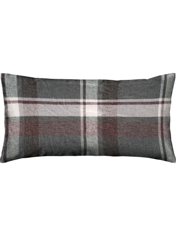 Erwin Müller buntgewebt, Edel-Flanell Kissenbezug in grün