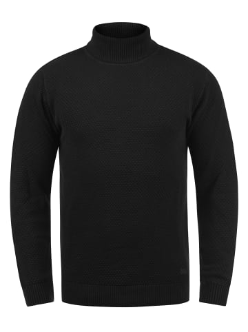 !SOLID Rollkragenpullover SDKarlos 21102717ME Strickpullover mit Perlstrickmuster in Schwarz