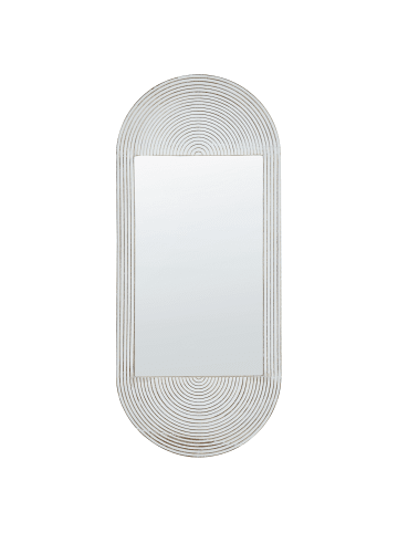 Beliani Wandspiegel BRIANT in Weiß - (W) 56 x (H) 130 x (L) 3 cm
