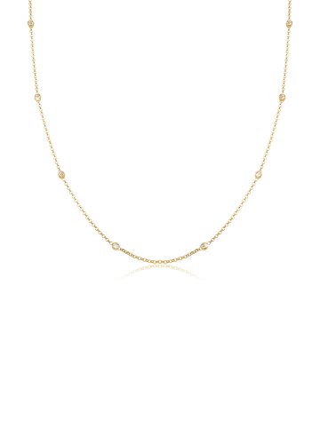 Elli Halskette 925 Sterling Silber in Gold