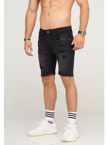 SOULSTAR Jeans-Shorts GLASGOW in Schwarz