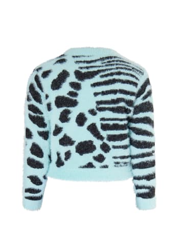 myMo KIDS Strick Pullover in Lagune Minze