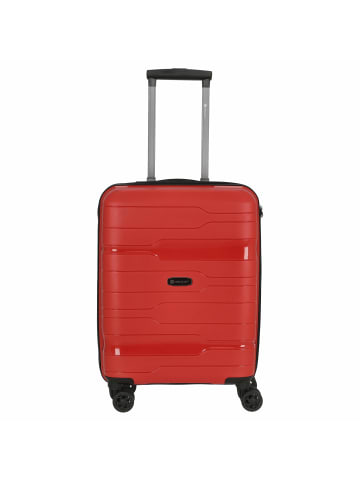 Check.In Memphis - 4-Rollen-Kabinentrolley 55 cm (blau) in rot
