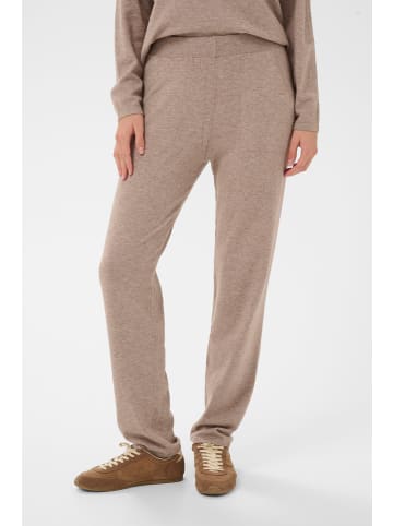 SAINT TROPEZ Casual Hose AamberSZ Lockere Passform in Mocha Meringue Melange