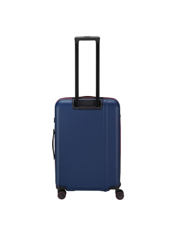 travelite travelite x NFL 4 Rollen Trolley M 67 cm mit Dehnfalte in new england patriots