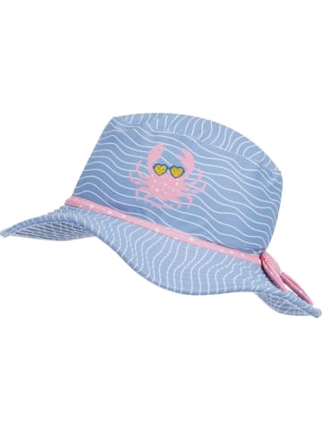 Playshoes Kinder Hut "UV-Schutz Sonnenhut Krebs" in Blau