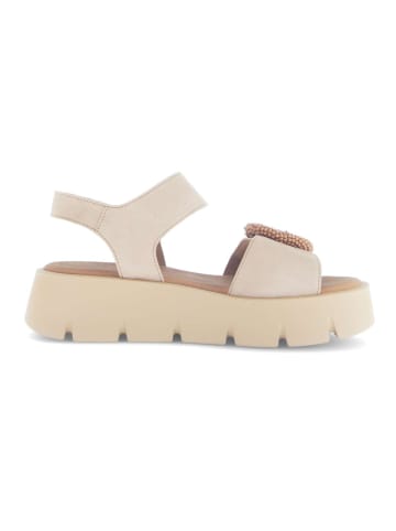 Gabor Plateau Sandalen in beige