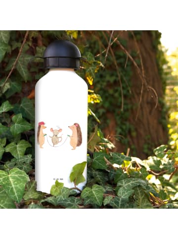 Mr. & Mrs. Panda Kindertrinkflasche Igel Seilhüpfen ohne Spruch in Weiß