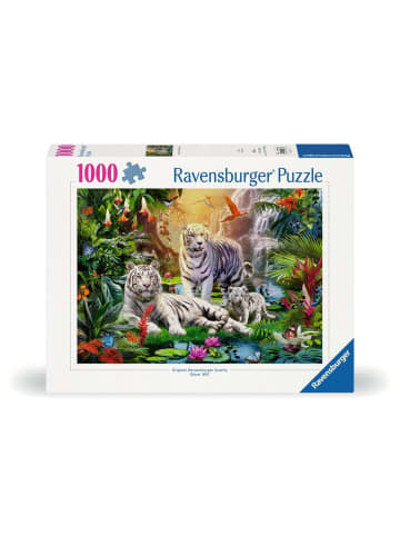 Ravensburger Puzzle 1.000 Teile Erwachsenenpuzzle 1000 Teile - Familie der Weißen Tiger Ab 14 Jahre in bunt