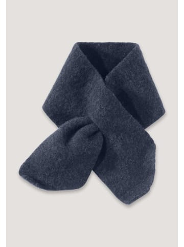 Hessnatur Wollfleece-Schal in graphitblau