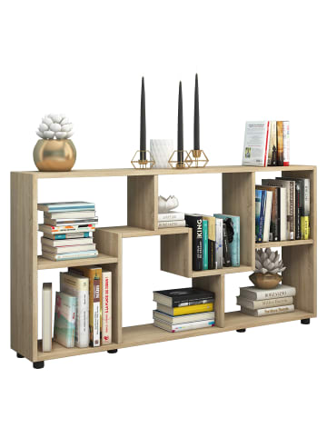 VCM  Holz Sideboard Regal Raumteiler Kommode Pintal in Sonoma-Eiche (Sägerau)