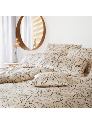 Elegante Bettwäsche Floral in beige