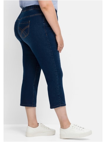 sheego Caprijeans in blue Denim