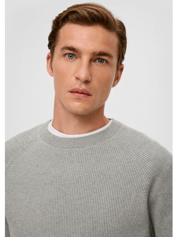 s.Oliver Strickpullover langarm in Grau