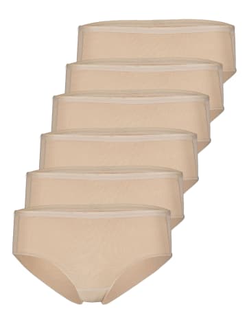 Nina von C. 6er Pack Hipster in nude