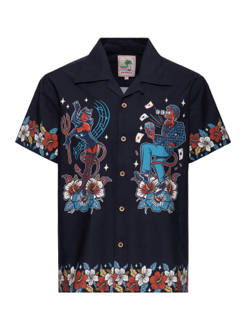 King Kerosin King Kerosin Hawaiihemd Devils in schwarz