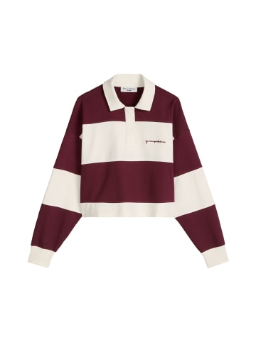 Marc O'Polo DENIM Rugby-Sweatshirt relaxed in Dark Red