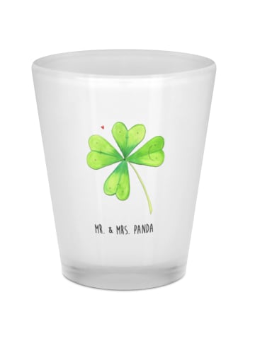 Mr. & Mrs. Panda Stamper Blume Kleeblatt ohne Spruch in Transparent